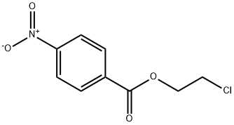 4-NITRO-BENZOIC ACID 2-CHLORO-ETHYL ESTER 结构式