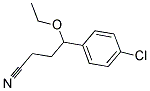 4-(4-CHLORO-PHENYL)-4-ETHOXY-BUTYRONITRILE 结构式