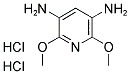 2,6-DIMETHOXY-3,5-PYRIDINEDIAMINE 2HCL 结构式