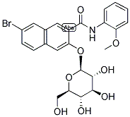 1-(NAPHTHOL AS BI)-BETA-D-GLUCOPYRANOSIDE 结构式