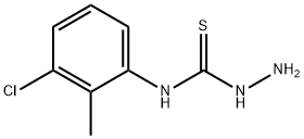 N-(3-CHLORO-2-METHYLPHENYL)HYDRAZINECARBOTHIOAMIDE 结构式