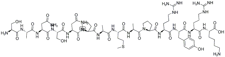 (TYR12)-SOMATOSTATIN-28 (1-14) 结构式