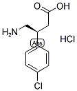 S(-)-baclofen hydrochloride 结构式