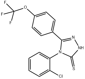 4-(2-Chlorophenyl)-5-(4-(trifluoromethoxy)phenyl)-4H-1,2,4-triazole-3-thiol