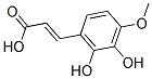 2,3-二羟基-4-甲氧基肉桂酸 结构式