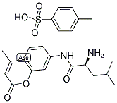 L-LEUCINE 4-METHYLCOUMARYL-7-AMIDE TOSYLATE 结构式