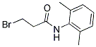 N1-(2,6-DIMETHYLPHENYL)-3-BROMOPROPANAMIDE 结构式