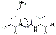 LYS-PRO-VAL-NH2 结构式