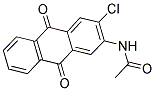 2-ACETAMINO-3-CHLOROANTHRAQUINONE 结构式