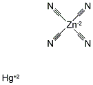 MERCURIC ZINC CYANIDE 结构式