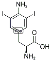 4-AMINO-3,5-DIIODO-L-PHENYLALANINE 结构式