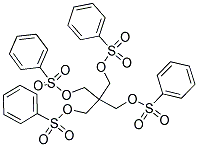 2,2-BIS(HYDROXYMETHYL)-1,3-PROPANEDIOL TETRABENZENESULFONATE 结构式