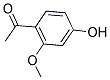 4'-Hydroxy-2'-methoxyacetophenone 结构式