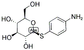 4-AMINOPHENYL-1-THIO-BETA-D-GLUCOPYRANOSIDE 结构式