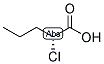 (R)-(+)-2-CHLOROPENTANOIC ACID 结构式