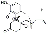 (5ALPHA,17R)-4,5-EPOXY-3,14-DIHYDROXY-17-METHYL-6-OXO-17-(2-PROPENYL)-MORPHINANIUM IODIDE 结构式