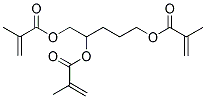 1,2,5-PENTANETRIOL TRIMETHACRYLATE 结构式