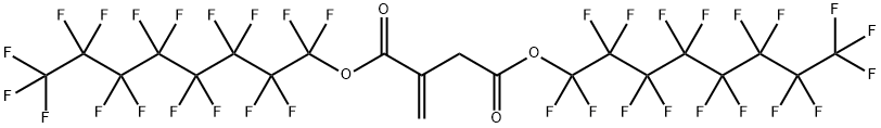 BIS(PERFLUOROOCTYL)ITACONATE 结构式