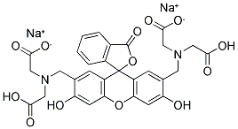 BIS[N,N-DI(CARBOXYMETHYL)AMINOMETHYL]FLUORESCEIN DISODIUM SALT 结构式