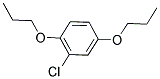 1-氯-2,5-二-N-丙氧基苯 结构式
