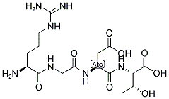 ARG-GLY-ASP-THR 结构式