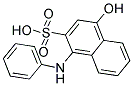 Anilino-4-hydroxy-2-naphthalenesulfonic acid 结构式