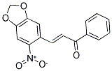 (6-NITROBENZO[1,3]-DIOXOL-5-YL)-1-PHENYL-PROPENE-1-ONE 结构式