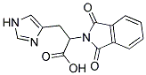 1,3-二氢-Α-(1H-咪唑-5-基甲基)-1,3-二氧-2H-异吲哚-2-乙酸 结构式