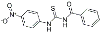 N-BENZOYL-N'-(4-NITROPHENYL)THIOUREA 结构式