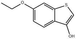 6-Ethoxy-benzo[b]thiophen-3-ol 结构式