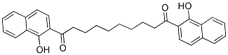 1,10-BIS-(1-HYDROXY-2-NAPHTHYL)-1,10-DECANEDIONE 结构式