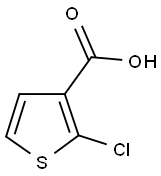 2-CHLORO-3-THIOPHENECARBOXYLIC ACID 结构式