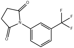 N-(3-TRIFLUOROMETHYLPHENYL)SUCCINIMIDE 结构式