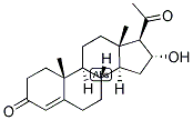 16-ALPHA-HYDROXY-4-PREGNENE-3,20-DIONE 结构式