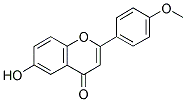 6-HYDROXY-4'-METHOXYFLAVONE 结构式