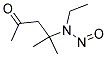 N-NITROSO-B-ETHYLAMINOISOBUTYLETHYL KETONE 结构式