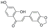 2',4'-DIHYDROXY-3,4-METHYLENEDIOXYCHALCONE 结构式