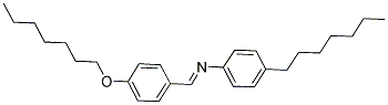 P-HEPTYLOXYBENZYLIDENE P-HEPTYLANILINE 结构式