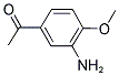 1-(3-AMINO-4-METHOXY-PHENYL)-ETHANONE 结构式