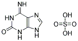 6-AMINO-2-HYDROXYPURINE SULFATE 结构式