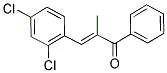 alpha-Methyl-2,4-dichlorochalcone 结构式