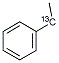 ETHYL-1-13C-BENZENE 结构式