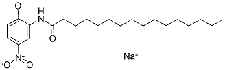 2-(N-HEXADECANOYLAMINO)-4-NITROPHENOL SODIUM SALT 结构式