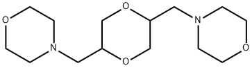 2,5-Bis-(morpholinmethyl)-1,4-dioxane 结构式