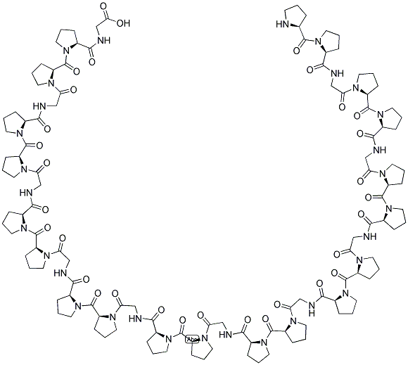 (PRO-PRO-GLY)10 9H2O 结构式