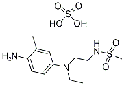 4-AMINO-N-ETHYL-N-(BETA-METHYLSULFONAMIDOETHYL)-M-TOLUIDINESESQUISULFATE 结构式