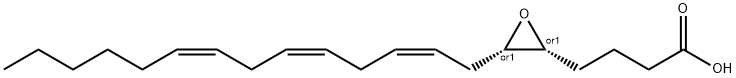 (±)-顺式-5,6-环氧-8(Z),11(Z),14(Z)-二十碳三烯酸 结构式