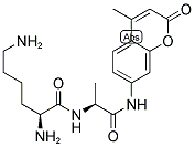 LYS-ALA-7-AMINO-4-METHYLCOUMARIN 结构式