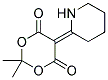 2,2-DIMETHYL-5-(2-HEXAHYDROPYRIDYLIDENE)-1,3-DIOXAN-4,6-DIONE 结构式