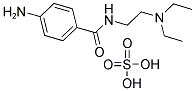 4-AMINO-N-(2-(DIETHYLAMINO)ETHYL)BENZAMIDE SULFATE 结构式